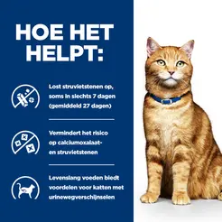Hill's prescription diet c/d urinary care kip stoofpotje blik 82gr. Kattenvoer - afbeelding 4