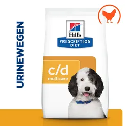 Hill's prescription diet canine c/d urinary care 12 kg Hondenvoer - afbeelding 2