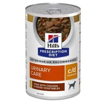 Hill's prescription diet canine c/d urinary care stoofpotje blik 354 gram Honde