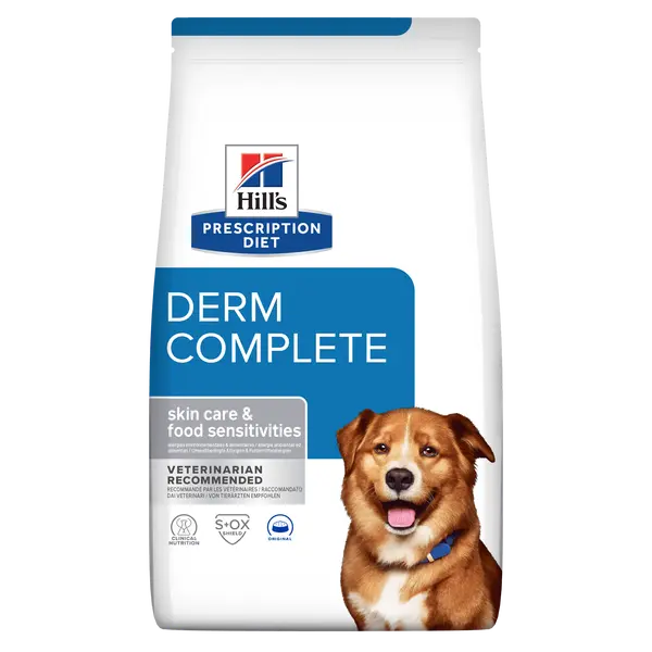 Hill's prescription diet canine derm complete 12 kg Hondenvoer - afbeelding 1