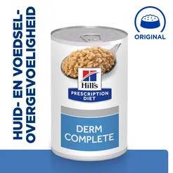 Hill's prescription diet canine derm complete food sensitivities blik 370 gram H - afbeelding 2