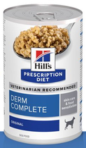 Hill's prescription diet canine derm complete food sensitivities blik 370 gram 