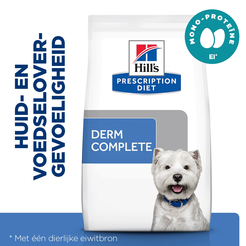 Hill's prescription diet canine derm complete mini 6 kg Hondenvoer - afbeelding 2