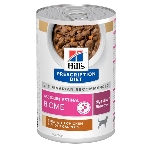 Hill's prescription diet canine gastrointestinal biome stoofpotje blik 354 gram - afbeelding 1