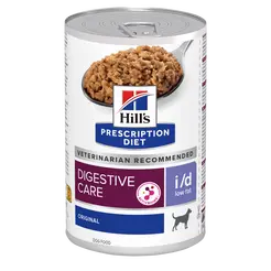Hill's prescription diet canine i/d low fat digestive care blik 360 gram Hondenv