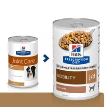 Hill's prescription diet canine j/d joint care met kip blik 370 gram Hondenvoer