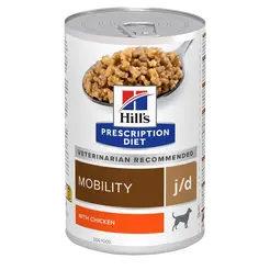 Hill's prescription diet canine j/d joint care met kip blik 370 gram Hondenvoer - afbeelding 1