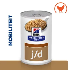 Hill's prescription diet canine j/d joint care met kip blik 370 gram Hondenvoer - afbeelding 2