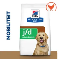 Hill's prescription diet canine j/d reduced calorie joint care 12 kg Hondenvoer - afbeelding 1