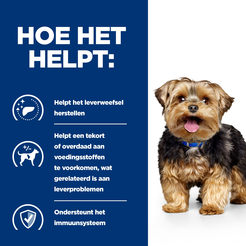 Hill's prescription diet canine L/D liver care 10 kg Hondenvoer - afbeelding 5