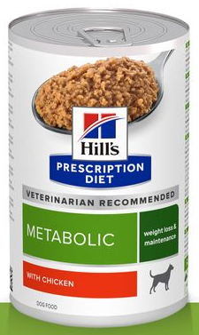 Hill's prescription diet canine metabolic weight management blik 370 gram Honde