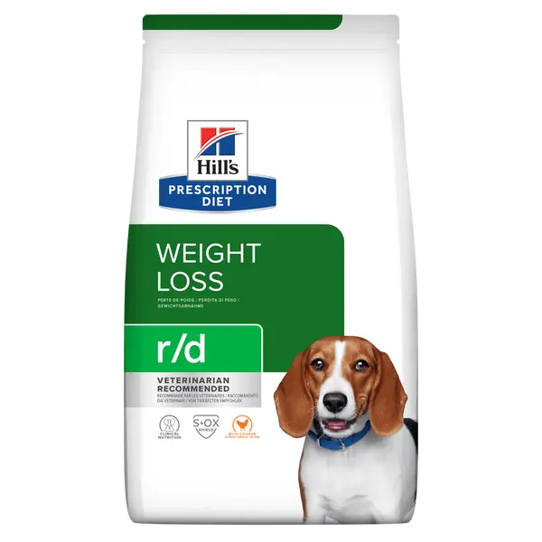 Hill's prescription diet canine r/d weight reduction 10 kg Hondenvoer - afbeelding 1