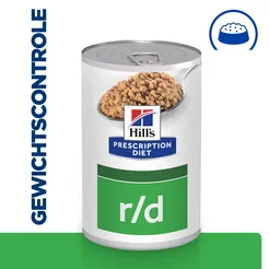 Hill's prescription diet canine r/d weight reduction blik 350 gram Hondenvoer - afbeelding 2