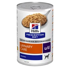 Hill's prescription diet canine u/d urinary care blik 370 gram Hondenvoer