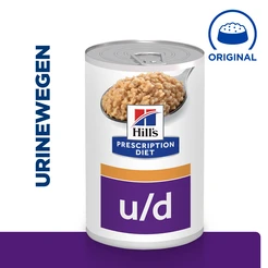 Hill's prescription diet canine u/d urinary care blik 370 gram Hondenvoer - afbeelding 2