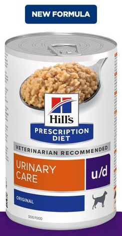 Hill's prescription diet canine u/d urinary care blik 370 gram Hondenvoer
