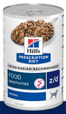 Hill's prescription diet canine z/d food sensitivities blik 370