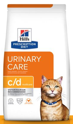 Hill's prescription diet feline c/d urinary care kip 1,5 kg Kattenvoer