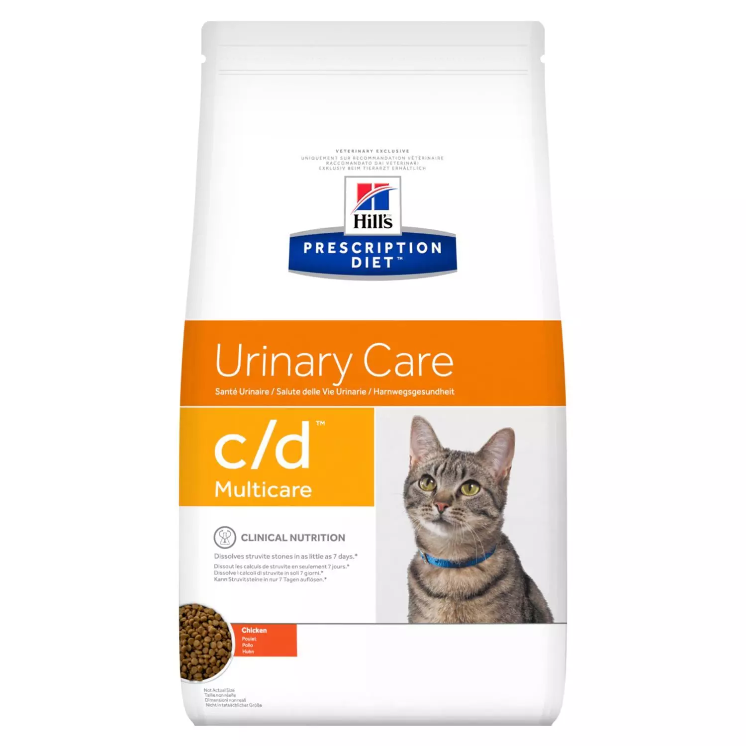 Prooi sector Zelden Hill's prescription diet feline c/d urinary care kip 10 kg Kattenvoer - Van  Noord's Dierenvoeders