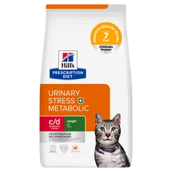 Hill's prescription diet feline c/d urinary stress + metabolic 3 kg Kattenvoer