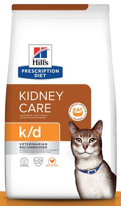 Hill's prescription diet feline k/d kidney care 3 kg Kattenvoer
