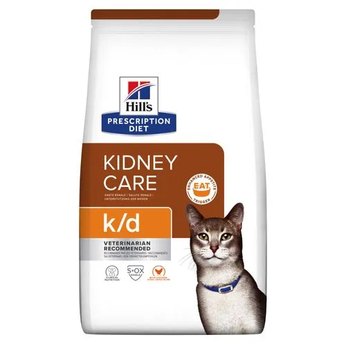 Hill's prescription diet feline k/d kidney care 8 kg Kattenvoer - afbeelding 1