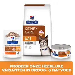 Hill's prescription diet feline k/d kidney defence kip 1,5 kg Kattenvoer - afbeelding 3