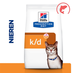 Hill's prescription diet feline k/d kidney defence zalm 1,5kg Kattenvoer - afbeelding 1