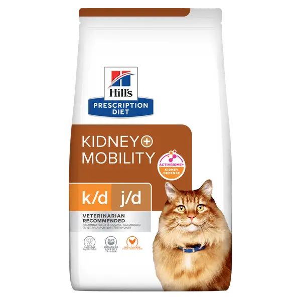 Hill's prescription diet feline k/d+mobility 3 kg Kattenvoer - afbeelding 1