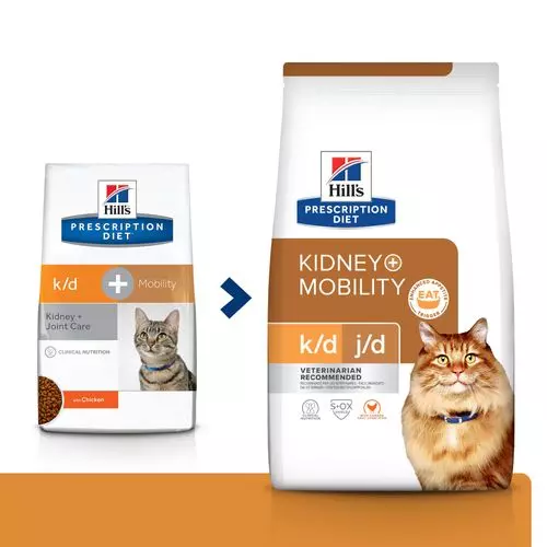 regeren boog hart Hill's prescription diet feline k/d mobility 3 kg Kattenvoer - Van Noord's  Dierenvoeders