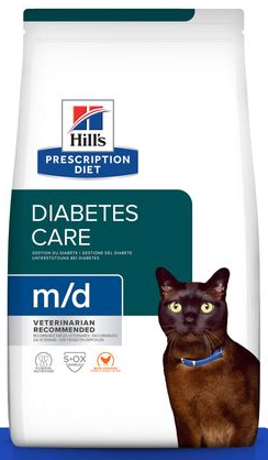 Hill's prescription diet feline m/d diabetes care 3 kg Kattenvoer