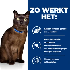 Hill's prescription diet feline m/d diabetes care kip pouch 12x85gr. Kattenvoer - afbeelding 2
