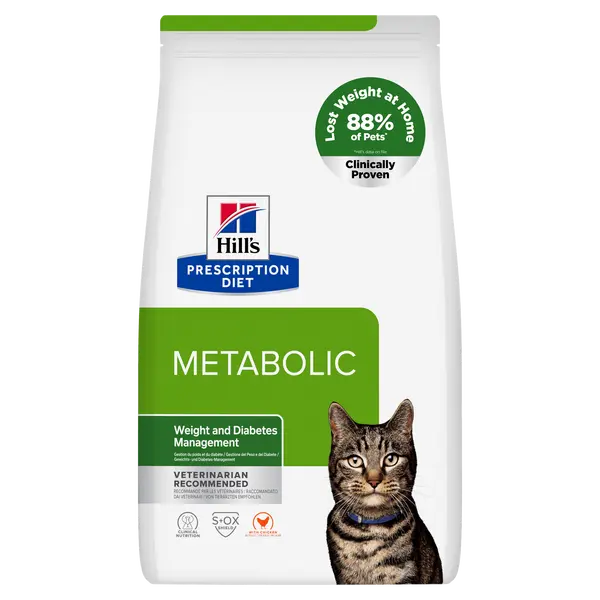 Hill's prescription diet feline metabolic weight management kip 12 kg Kattenvoer - afbeelding 1