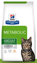Hill's prescription diet feline metabolic weight management kip 12 kg Kattenvoe