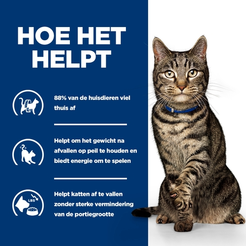 Hill's prescription diet feline metabolic weight management zalm 1,5kg Katten - afbeelding 3