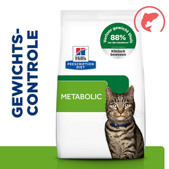 Hill's prescription diet feline metabolic weight management zalm 3 kg Kattenvo