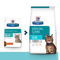 Hill's prescription diet feline t/d dental care 1,5 kg Kattenvoer