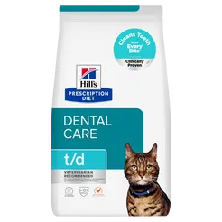 Hill's prescription diet feline t/d dental care 1,5 kg Kattenvoer