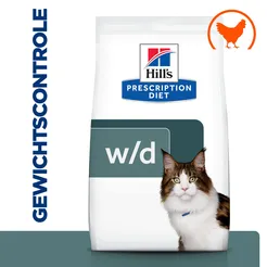 Hill's prescription diet feline w/d 3 kg Kattenvoer - afbeelding 2