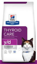 Hill's prescription diet feline y/d thyroid care 3 kg Kattenvoer