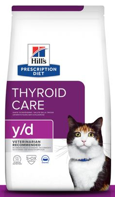 Hill's prescription diet feline y/d thyroid care1,5 kg Kattenvoer