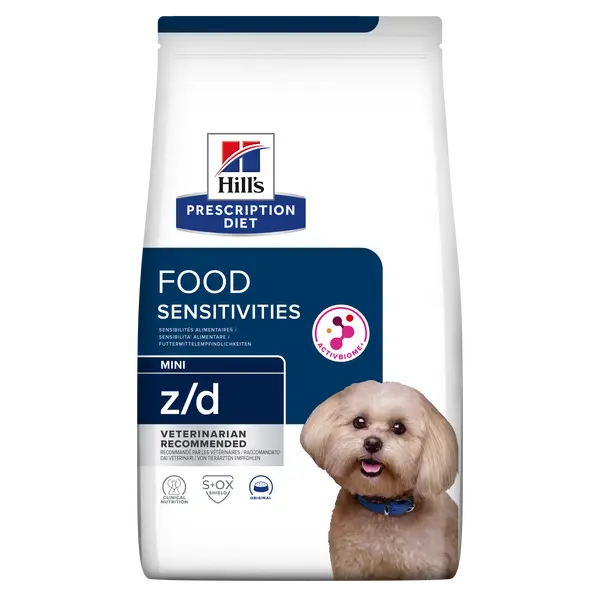 Hill's prescription diet z/d food sensitivities mini 6kg Hondenvoer - afbeelding 1