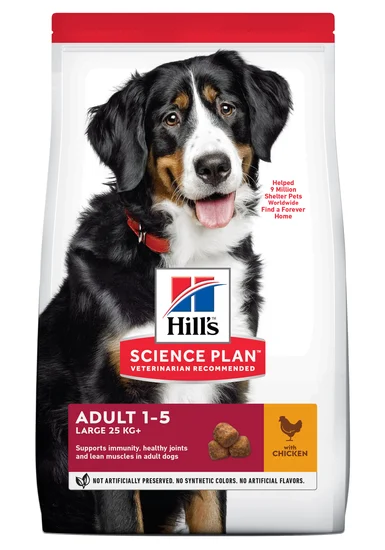 Hill's science plan canine adult large breed kip 14 kg Hondenvoer - afbeelding 1