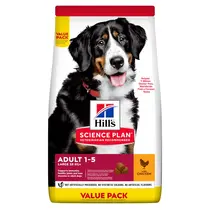Hill's science plan canine adult large breed kip 18 kg Hondenvoer