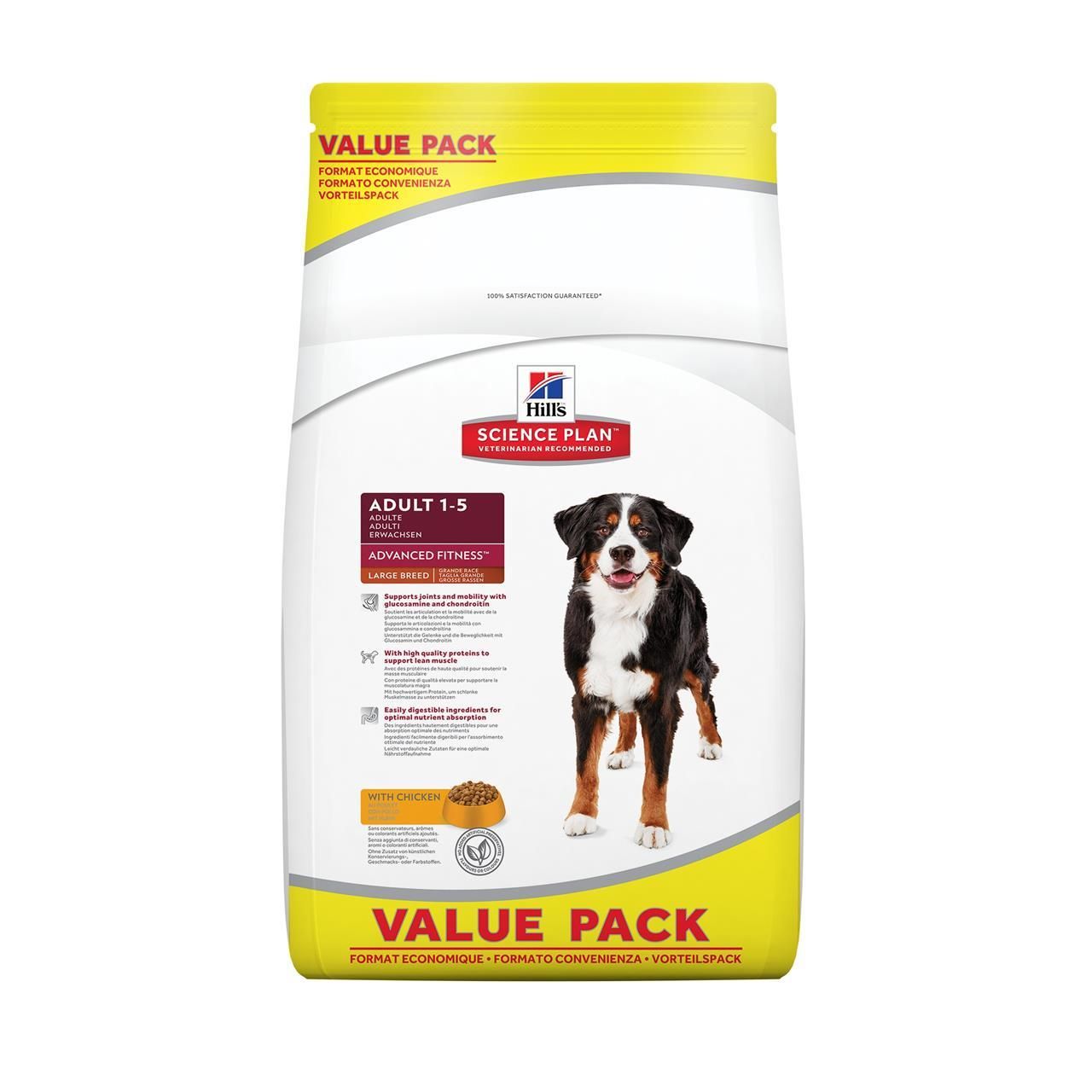 Hill's science plan canine adult large breed kip 18 kg Hondenvoer Van