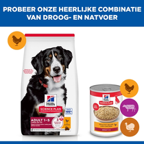 Hill's science plan canine adult large breed kip 18 kg Hondenvoer - afbeelding 4