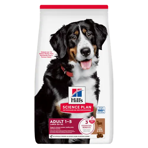Hill's science plan canine adult large breed lam&rijst 14 kg Hondenvoer - afbeelding 1