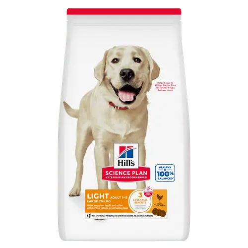 Hill's science plan canine adult light large breed 14 kg Hondenvoer - afbeelding 1