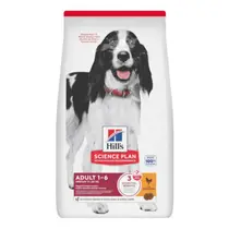 Hill's science plan canine adult medium breed kip 2,5 kg Hondenvoer