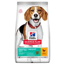 Hill's science plan canine adult perfect weight medium breed 12 kg Hondenvoer